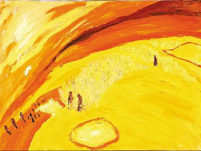 Jó hely (sorozat) -2006- olaj, vászon, 70 x 100 cm 